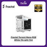 Load image into Gallery viewer, Fractal Torrent Nano RGB White TG Light Tint