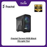 Load image into Gallery viewer, Fractal Torrent RGB Black TG Light Tint