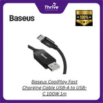 Load image into Gallery viewer, Baseus CoolPlay Fast Charging Cable USB-A to USB-C 100W 1m