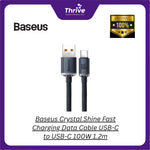 Load image into Gallery viewer, Baseus Crystal Shine Fast Charging Data Cable USB-C to USB-C 100W 1.2m