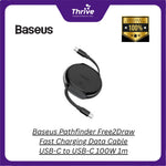 Load image into Gallery viewer, Baseus Pathfinder Free2Draw Fast Charging Data Cable USB-C to USB-C 100W 1m