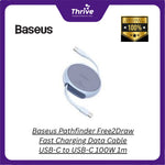 Load image into Gallery viewer, Baseus Pathfinder Free2Draw Fast Charging Data Cable USB-C to USB-C 100W 1m