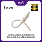 Load image into Gallery viewer, Baseus Habitat Fast Charging Cable USB-A to USB-C 100W 2m