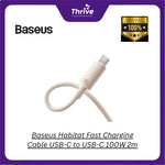 Load image into Gallery viewer, Baseus Habitat Fast Charging Cable USB-C to USB-C 100W 2m