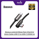 Load image into Gallery viewer, Baseus Legend Elbow Fast Charging Data Cable USB-C to USB-C 100W 1m