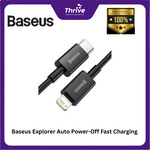 Load image into Gallery viewer, Baseus Explorer Auto Power-Off Fast Charging Data Cable USB-C to Lightning 20W 2m