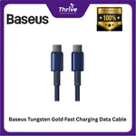 Load image into Gallery viewer, Baseus Tungsten Gold Fast Charging Data Cable USB-C to USB-C 100W 2m