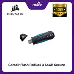 Load image into Gallery viewer, Corsair Flash Padlock 3 64GB Secure USB 3.0 - CMFPLA3B-64GB