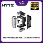 Load image into Gallery viewer, Hyte Y60 Pitch Black - Modern Aesthetic Dual Chamber ATX Case