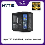 Load image into Gallery viewer, Hyte Y60 Pitch Black - Modern Aesthetic Dual Chamber ATX Case
