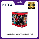 Load image into Gallery viewer, Hyte Hakos Baelz Y60 + Desk Pad Bundle - Modern Aesthetic Dual Chamber ATX Case