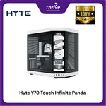 Load image into Gallery viewer, Hyte Y70 Touch Infinite Panda - Modern Aesthetic Dual Chamber ATX Case with 14.9 Integrated LCD Touchscreen