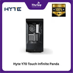Load image into Gallery viewer, Hyte Y70 Touch Infinite Panda - Modern Aesthetic Dual Chamber ATX Case with 14.9 Integrated LCD Touchscreen