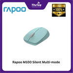 Load image into Gallery viewer, Rapoo M100 Silent Multi-mode Wireless Optical Mouse - Blue