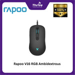 Load image into Gallery viewer, Rapoo V16 RGB Ambidextrous Optical Gaming Mouse