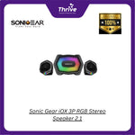 Load image into Gallery viewer, Sonic Gear iOX 3P RGB Stereo Speaker 2.1