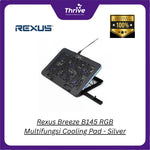 Load image into Gallery viewer, Rexus Breeze B145 RGB Multifungsi Cooling Pad - Silver