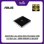 Load image into Gallery viewer, ASUS Blu-ray Ultra Slim Portable USB 3.1 Gen 1x1 - SBW-06D5H-U BLACK
