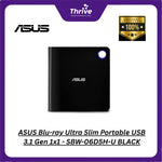 Load image into Gallery viewer, ASUS Blu-ray Ultra Slim Portable USB 3.1 Gen 1x1 - SBW-06D5H-U BLACK