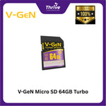 Load image into Gallery viewer, V-GeN Micro SD 64GB Turbo With SD Adapter