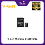 Load image into Gallery viewer, V-GeN Micro SD 64GB Turbo With SD Adapter