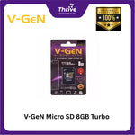Load image into Gallery viewer, V-GeN Micro SD 8GB Turbo No Adapter
