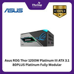 Load image into Gallery viewer, Asus ROG Thor 1200W Platinum III ATX 3.1 80PLUS Platinum Fully Modular