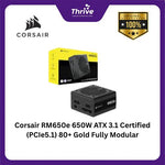 Load image into Gallery viewer, Corsair RM650e 650W ATX 3.1 Certified (PCIe5.1) 80+ Gold Fully Modular