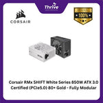 Load image into Gallery viewer, Corsair RMx SHIFT White Series 850W ATX 3.0 Certified (PCIe5.0) 80+ Gold - Fully Modular