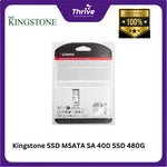 Load image into Gallery viewer, Kingstone SSD MSATA SA 400 SSD 480G SA400S37/480G