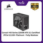 Load image into Gallery viewer, Corsair HXi Series 1200W ATX 3.1 Certified (PCIe 5.1) 80+ Platinum - Fully Modular