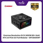 Load image into Gallery viewer, Enermax Revolution D.F.X 1650W 80+ Gold ATX 3.0 PCIe 5.0 Full Modular - ERT1650EWT