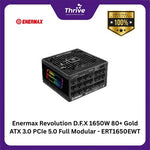 Load image into Gallery viewer, Enermax Revolution D.F.X 1650W 80+ Gold ATX 3.0 PCIe 5.0 Full Modular - ERT1650EWT