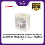 Load image into Gallery viewer, Enermax Revolution D.F. 12 White 850W 80+ Gold ATX 3.1 PCIe 5.1 Full Modular - ETV850G-W