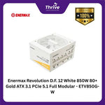Load image into Gallery viewer, Enermax Revolution D.F. 12 White 850W 80+ Gold ATX 3.1 PCIe 5.1 Full Modular - ETV850G-W