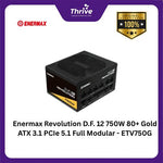Load image into Gallery viewer, Enermax Revolution D.F. 12 750W 80+ Gold ATX 3.1 PCIe 5.1 Full Modular - ETV750G