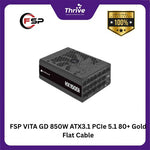 Load image into Gallery viewer, FSP VITA GD 850W ATX3.1 PCIe 5.1 80+ Gold Flat Cable