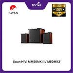 Load image into Gallery viewer, Swan HiVi MM50MKIII / M50MK3 - 2.1 Bluetooth Active Speakers (1x RCA Input + Optical SPDIF + Coaxial + Remote Control + Bluetooth aptX) - 17Kg