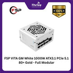 Load image into Gallery viewer, FSP VITA GM White 1000W ATX3.1 PCIe 5.1 80+ Gold - Full Modular