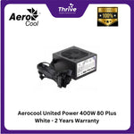 Load image into Gallery viewer, Aerocool United Power 400W 80 Plus White - 2 Years Warranty