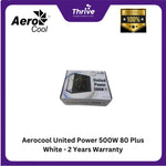 Load image into Gallery viewer, Aerocool United Power 500W 80 Plus White - 2 Years Warranty