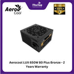Load image into Gallery viewer, Aerocool LUX 650W 80 Plus Bronze - 2 Years Warranty