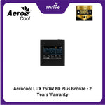 Load image into Gallery viewer, Aerocool LUX 750W 80 Plus Bronze - 2 Years Warranty