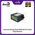 Load image into Gallery viewer, Aerocool Mirage Gold 650W 80 Plus Gold Fully Modular