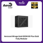 Load image into Gallery viewer, Aerocool Mirage Gold 650W 80 Plus Gold Fully Modular