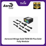 Load image into Gallery viewer, Aerocool Mirage Gold 750W 80 Plus Gold Fully Modular