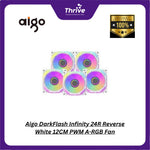 Load image into Gallery viewer, Aigo DarkFlash Infinity 24R Reverse White 12CM PWM A-RGB Fan