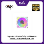 Load image into Gallery viewer, Aigo DarkFlash Infinity 24R Reverse White 12CM PWM A-RGB Fan