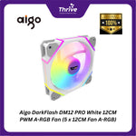 Load image into Gallery viewer, Aigo DarkFlash DM12 PRO White 12CM PWM A-RGB Fan (5 x 12CM Fan A-RGB)