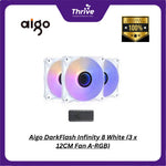 Load image into Gallery viewer, Aigo DarkFlash Infinity 8 White (3 x 12CM Fan A-RGB)